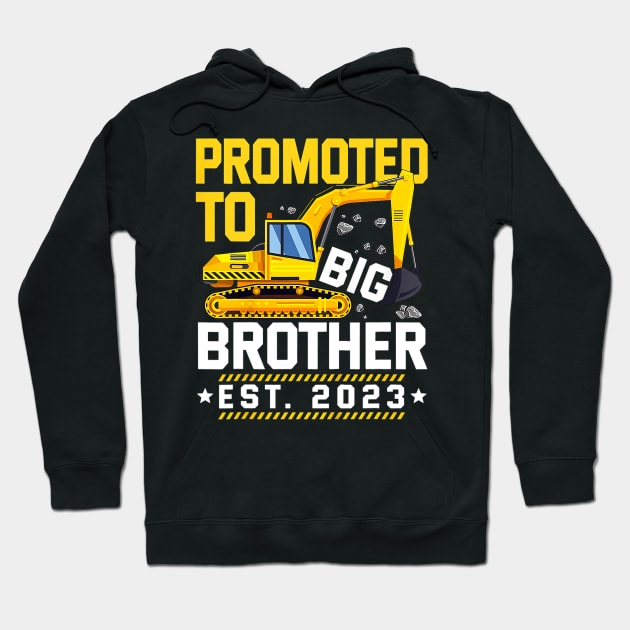 Promoted To Big Bro 2023 Leveled Up To Big Brother 2023 Hoodie by cloutmantahnee